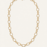 Solaris Chain Necklace in Gold