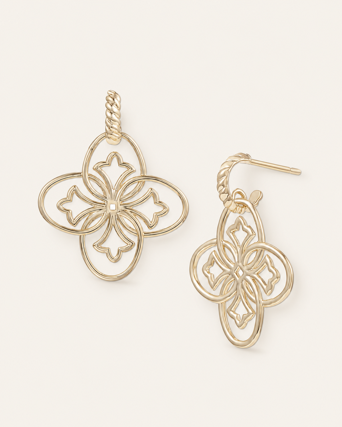 Heritage Statement Earrings in Gold