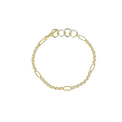 Eclipse Chain Bracelet Gold