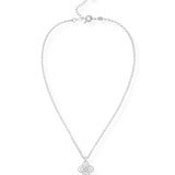 Heritage Drop Necklace in Silver