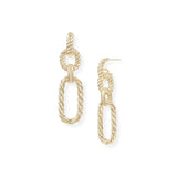 Legacy Link Statement Earrings in Gold