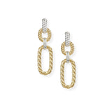 Legacy Link Statement Earrings in Gold/Silver