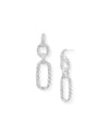 Legacy Link Statement Earrings in Silver