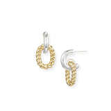 Legacy Link Earrings in Gold/Silver