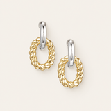 Legacy Link Earrings in Gold/Silver