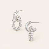 Legacy Link Earrings in Silver