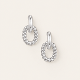 Legacy Link Earrings in Silver