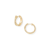 Legacy Mini Hoop Earrings in Gold