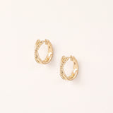 Legacy Mini Hoop Earrings in Gold