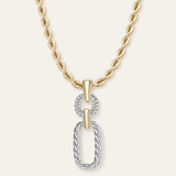 Legacy Link Pendant Necklace in Gold/Silver