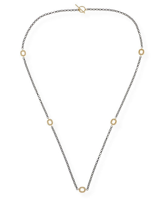 Legacy Chain Necklace in Gold/Black