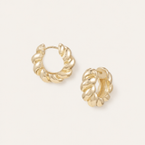 Heritage Mini Hoop Earrings in Gold