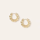 Heritage Mini Hoop Earrings in Gold