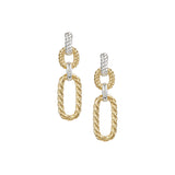 Legacy Link Statement Earrings in Gold/Silver