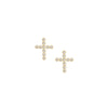 Legacy Cross Stud Earrings in Gold