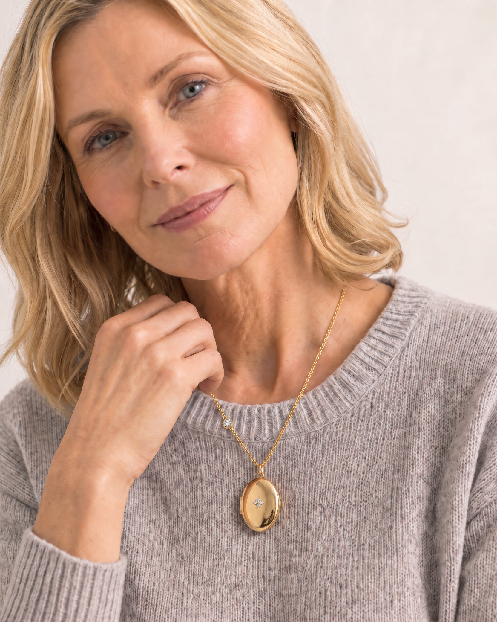 Legacy Locket Necklace in Gold