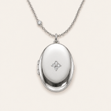 Legacy Locket Necklace in Silver