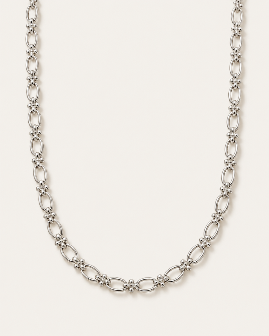 Carry On Cross Necklace in Silver