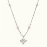 Carry On Cross Drop Necklace in Silver