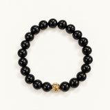 Heritage Stretch Bracelet in Black Onyx