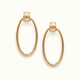 Harbor Hoop Earrings in Gold