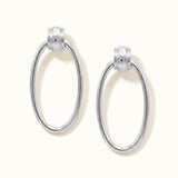 Harbor Hoop Earrings in Silver