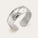 Golden Hour Statement Bracelet in Silver