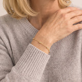 Everyday Beaded Bracelet in Silver