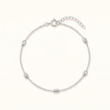 Everyday Beaded Bracelet in Silver