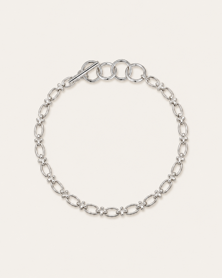 Carry On Bracelet in Silver