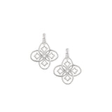 Heritage Mini Drop Earrings in Silver