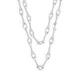 She's Spicy Chain Link Necklace Silver