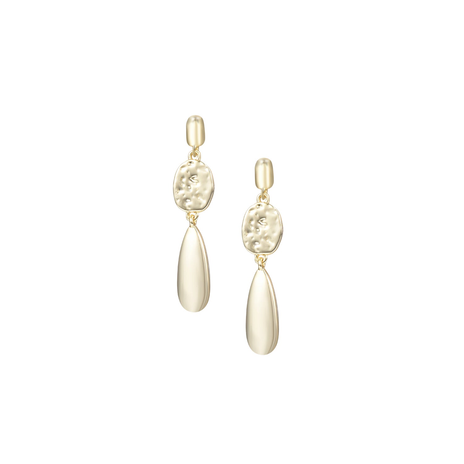 Horizon Drop Earrings in Gold