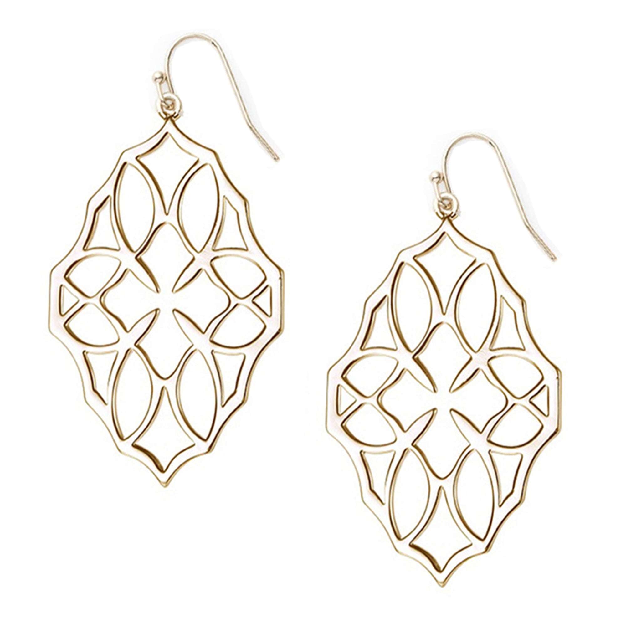 Believer Large Drop Earrings in Gold