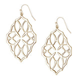 Believer Large Drop Earrings Gold
