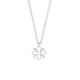 Grace Mini Drop Necklace Silver