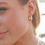 Just Dance Mini Hoop Earrings Gold