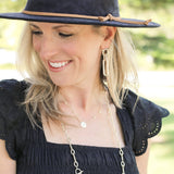 She's Spicy Link Statement Earrings Gold