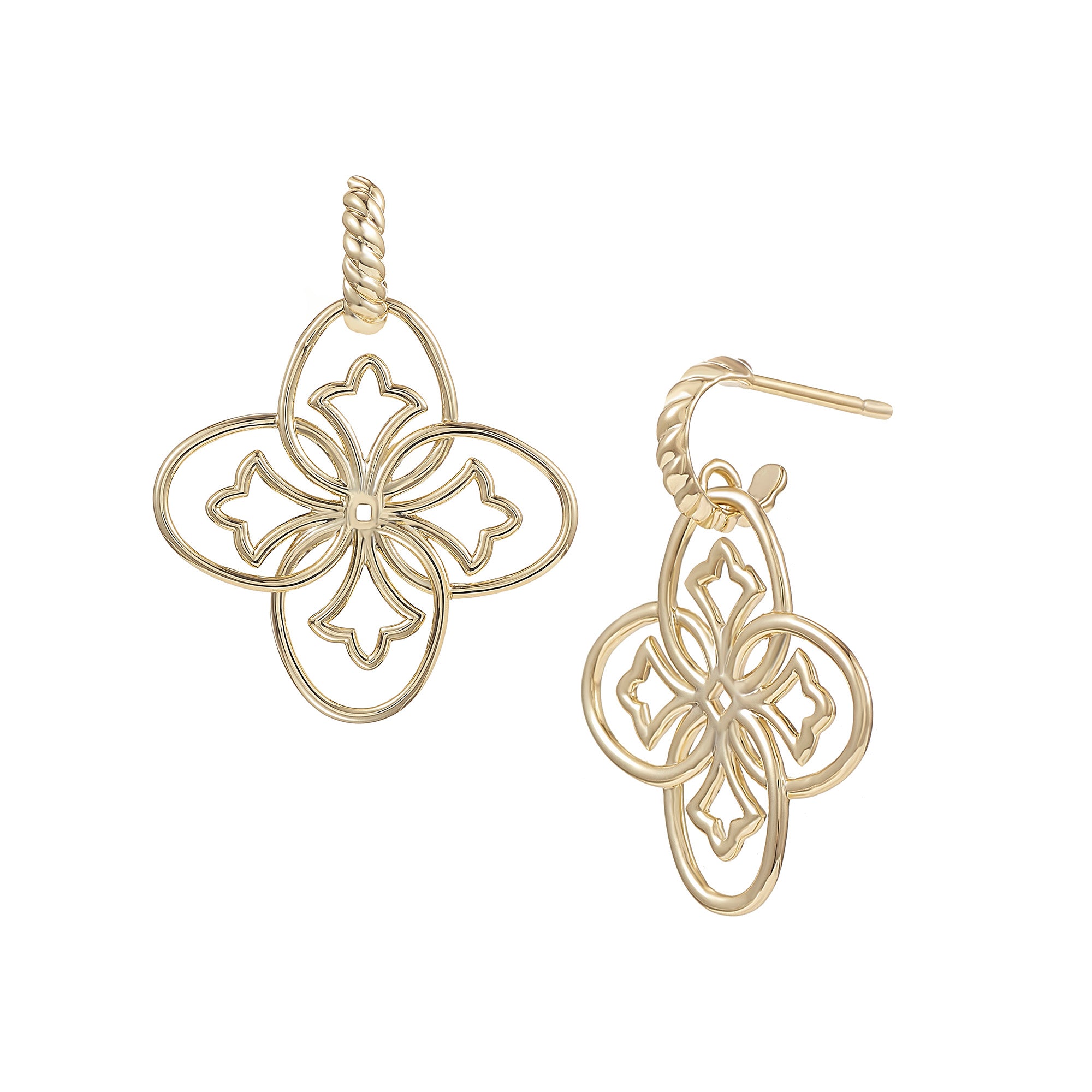 Heritage Statement Earrings in Gold