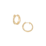 Legacy Mini Hoop Earrings in Gold