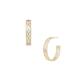 Graceful Hoop Earrings Gold