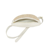 Grace Belt Bag in Cream Straw