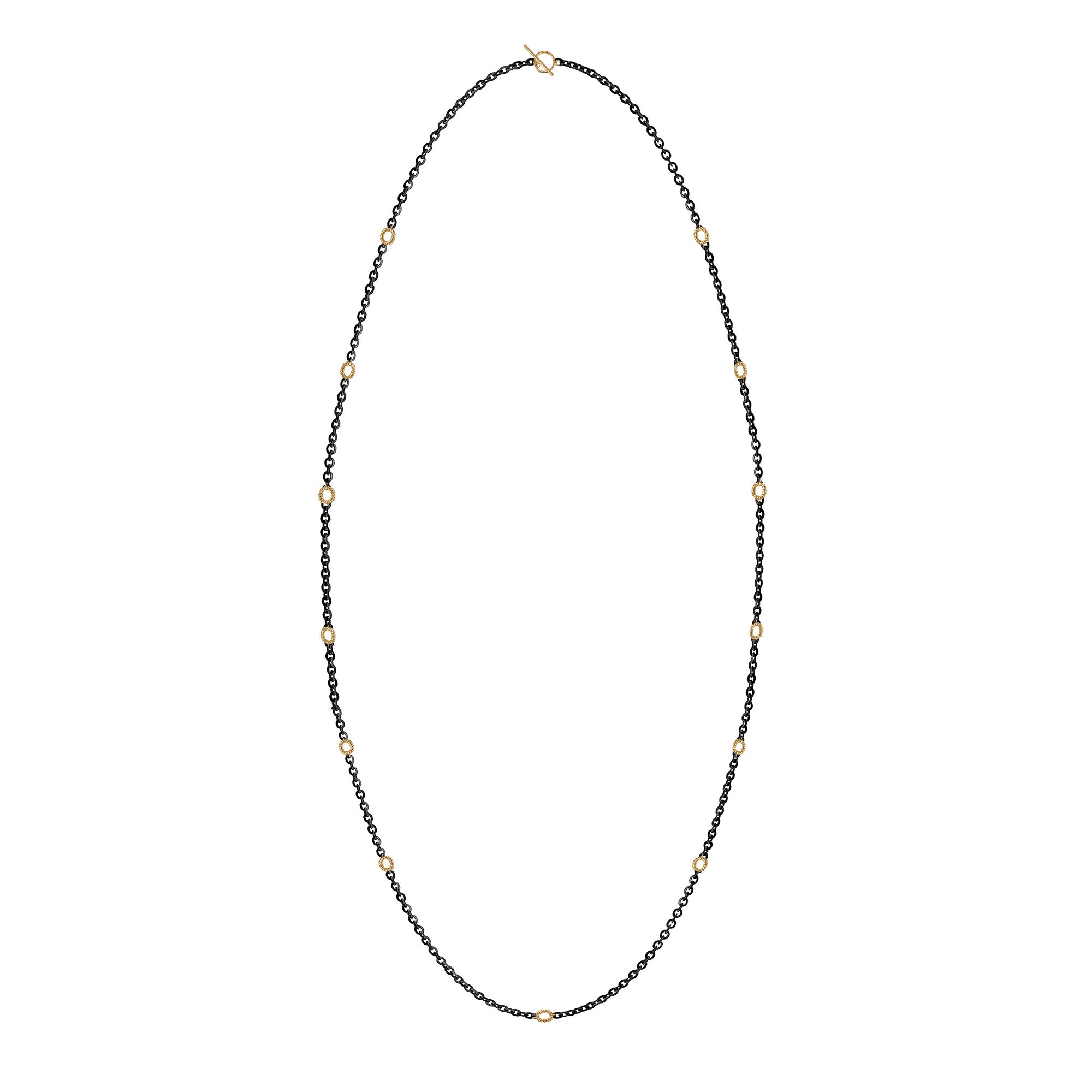 Legacy Chain Necklace in Gold/Black