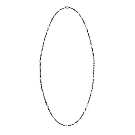 Legacy Chain Necklace in Gold/Black