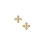 Shine Bright Cross Stud Earrings Gold