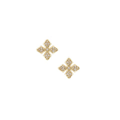 Shine Bright Cross Stud Earrings Gold