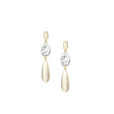 Horizon Drop Earrings in Gold/Silver