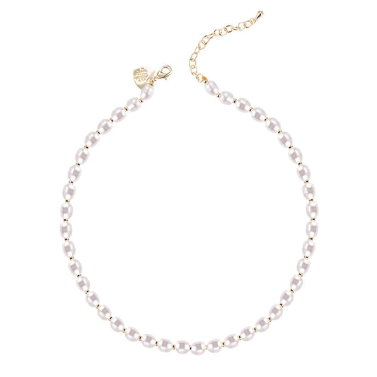 Pearl Layering Necklace Gold
