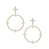 Radiant Beaded Statement Earrings