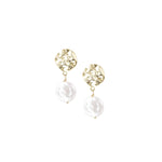 Horizon Pearl Stud Earrings in Pearl | 384-G-IP